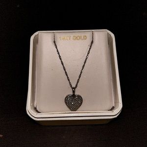 Diamond heart necklace